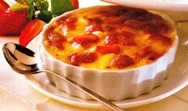 Fresones con crema catalana