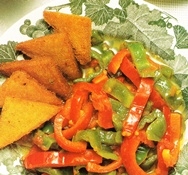 Fritada de pimientos con tomate