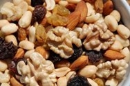 Frutos secos guisados con miel