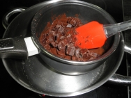 Fundí el chocolate