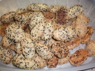 Galletas de queso azul