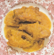 Gallina en pepitoria al estilo andaluz