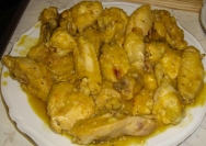 Gallina en pepitoria al estilo de Guadalajara