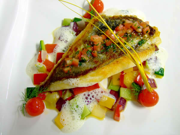 Gallo con verduras