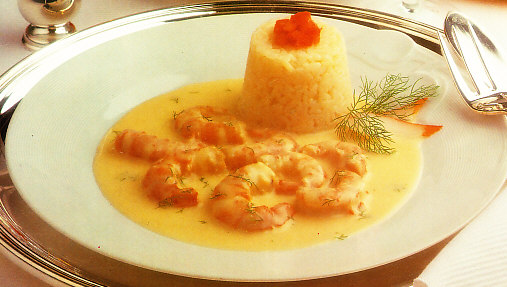 Gambas a la crema