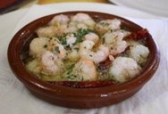 Gambas al ajillo picantes
