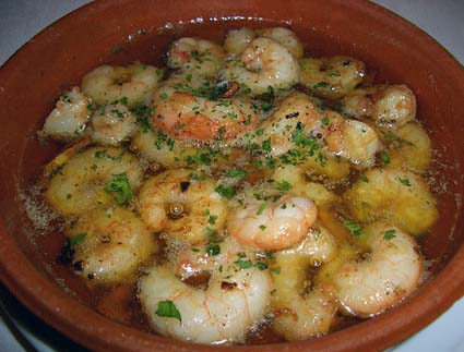 Gambas al ajillo