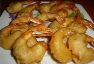 Gambas con gabardina