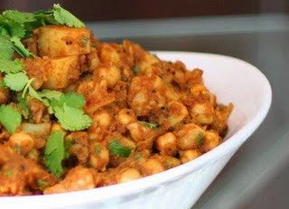 Garbanzos al curry