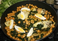 Garbanzos con bacalao ovetenses