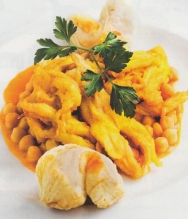 Garbanzos con espardeñas