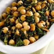 Garbanzos y espinacas