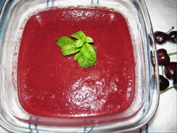 Gazpacho de cerezas