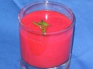 Gazpacho de fresas