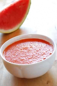 Gazpacho de tomate y sandía