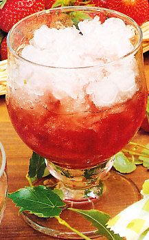 Granizado de fresas