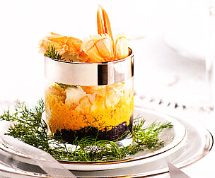 Granizado de marisco con cigalas