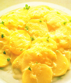 Gratinado de patatas con Emmental