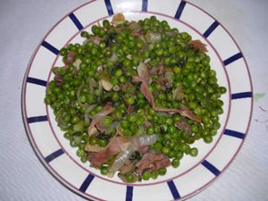 Guisantes con Jamón
