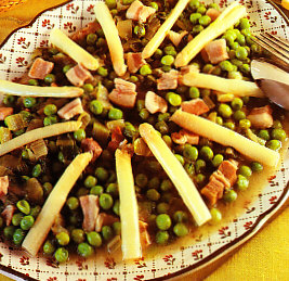 Guisantes estofados