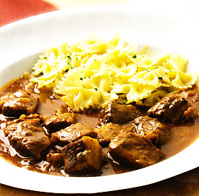 Gulash con pasta