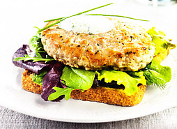 Hamburguesa de atún