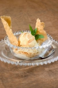 Helado de almendras