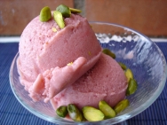 Helado de fresa guatemalteco