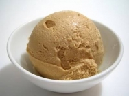 Helado de Jijona al café