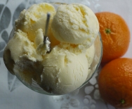 Helado de mandarina