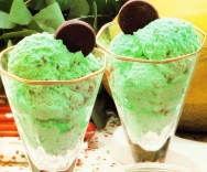 Helado de menta