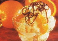 Helado de naranja