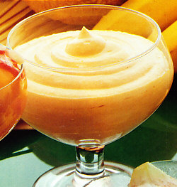 Helado de plátano y café