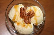 Helado de queso manchego