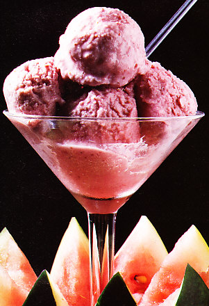 Helado de sandía