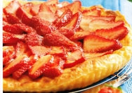 Hojaldre de fresones caramelizados