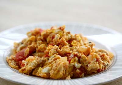 Huevos a la mexicana