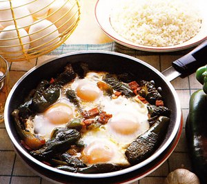 Huevos a la sartén