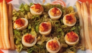 Huevos con mahonesa