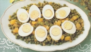 Huevos con verduras