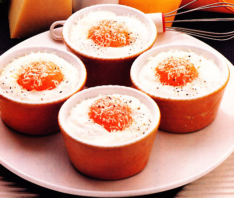 Huevos en cocotte