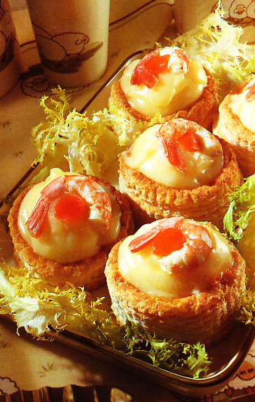 Huevos en tartaletas