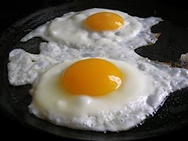 Huevos fritos con jamón