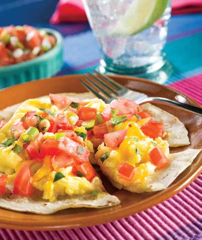Huevos rancheros con Pico de Gallo
