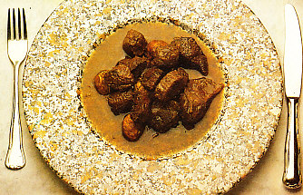 Jabalí con castañas