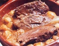 Jarrete de ternera adobado
