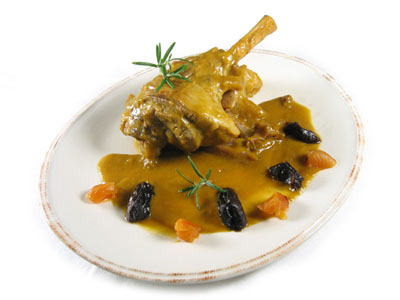 Jarretes de cordero guisados