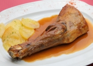 Jarretes de ternasco de Aragón estofados en su salsa