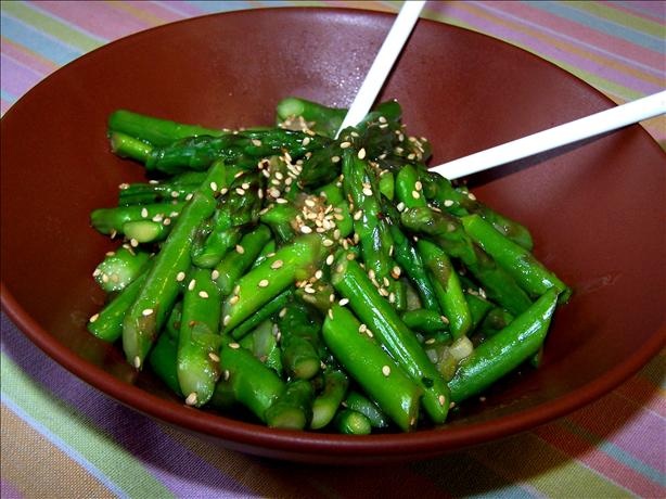Judías verdes con salsa de sésamo