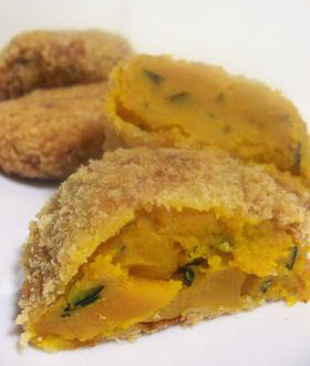 Kabocha korokke (bollos de calabaza)
